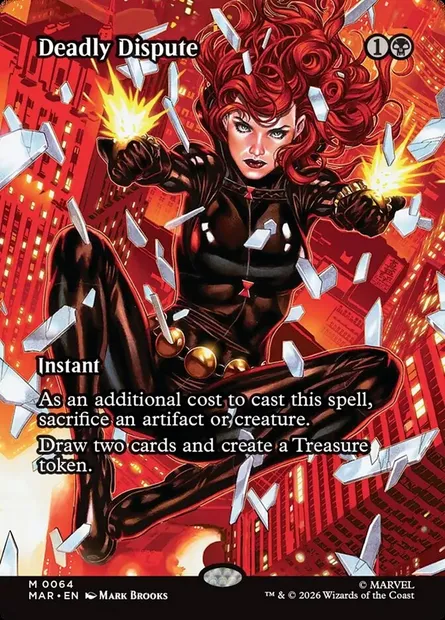 Deadly Dispute, Magic card MAR 64 — Marvel Universe set