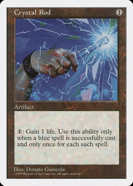 Crystal Rod, Magic card 5ED 361 — Fifth Edition set