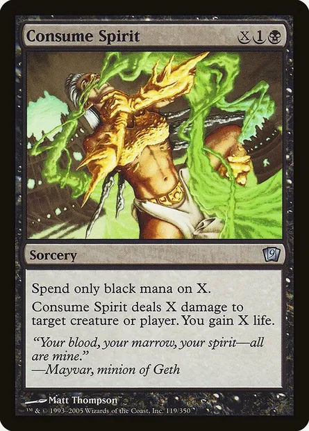 Absorption de l'esprit, carte Magic 9ED 119★ — extension Neuvième Edition