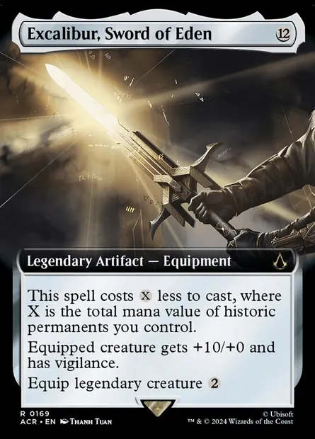 Excalibur, Sword of Eden, Magic card ACR 169 — Assassin's Creed set