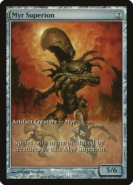 Superion myr, carte Magic DCI 75 — extension DCI Promos