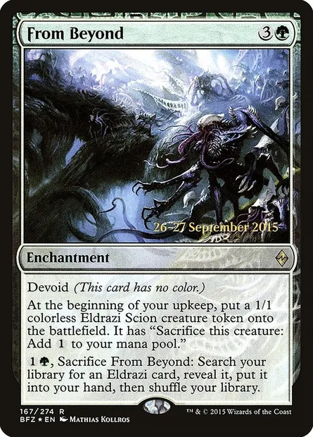 From Beyond, Magic card PBFZ 167s — Battle for Zendikar Promos set