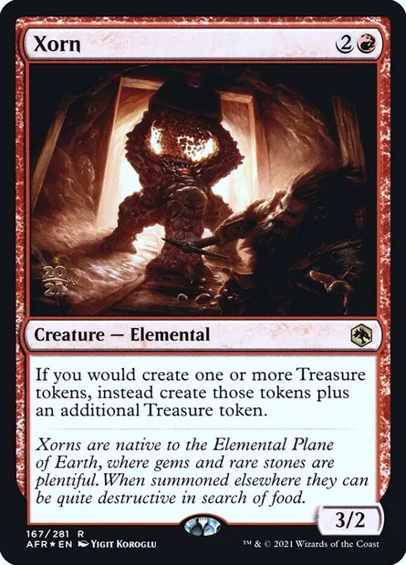 Xorn, carte Magic PAFR 167s — extension Adventures in the Forgotten Realms Promos