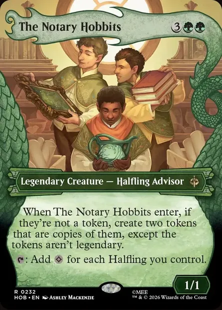 The Notary Hobbits, Magic card HOB 232 — The Hobbit set