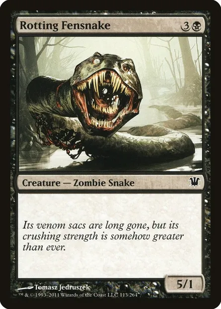 Rotting Fensnake, Magic card ISD 113 — Innistrad set