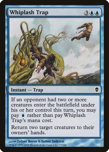Whiplash Trap, Magic card ZEN 77 — Zendikar set