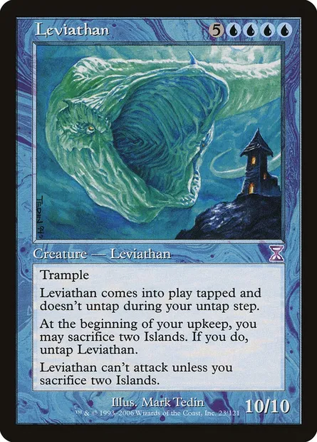 Léviathan, carte Magic TSB 23 — extension Time Spiral Timeshifted