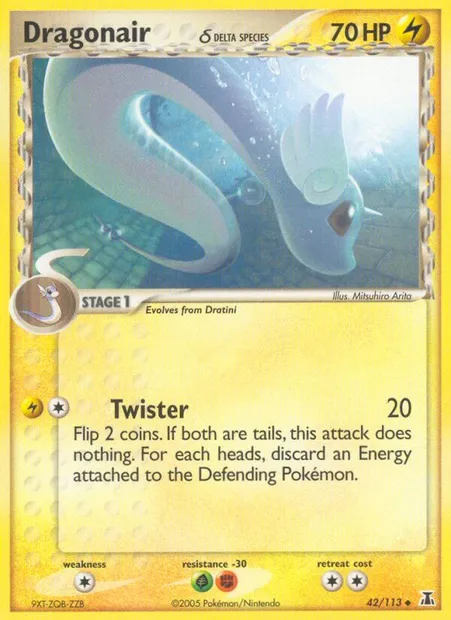 Dragonair δ, Pokémon card DS 42 — Delta Species set
