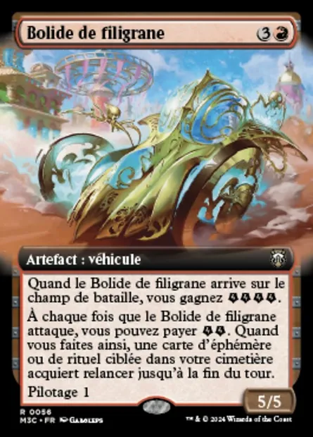Bolide de filigrane, carte Magic M3C 56 — extension Modern Horizons 3 Commander
