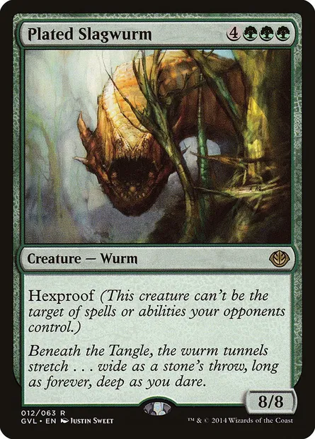 Plated Slagwurm, Magic card GVL 12 — Duel Decks Anthology: Garruk vs. Liliana set
