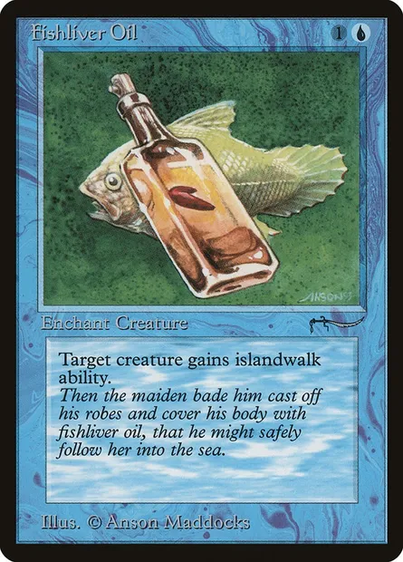 Fishliver Oil, Magic card ARN 13 — Arabian Nights set