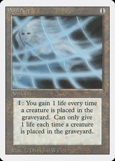 Rets des âmes, carte Magic 3ED 275 — extension Revised Edition