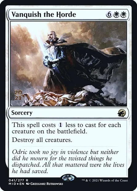 Vanquish the Horde, Magic card PMID 41s — Innistrad: Midnight Hunt Promos set