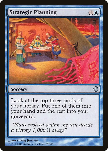 Strategic Planning, Magic card C13 59 — Commander 2013 set