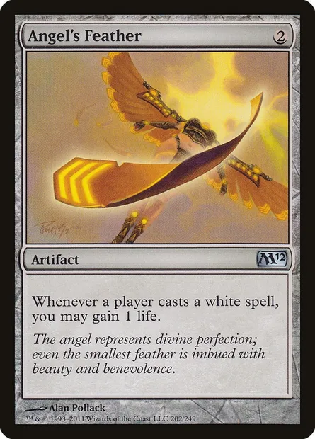Angel's Feather, Magic card M12 202 — Magic 2012 set