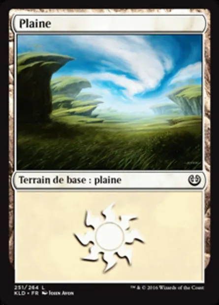 Plaine, carte Magic KLD 251 — extension Kaladesh