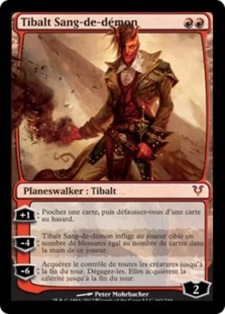 Tibalt Sang-de-démon, carte Magic AVR 161 — extension Avacyn ressuscitée