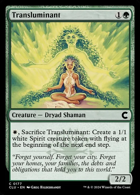 Transluminant, Magic card CLU 177 — Ravnica: Clue Edition set