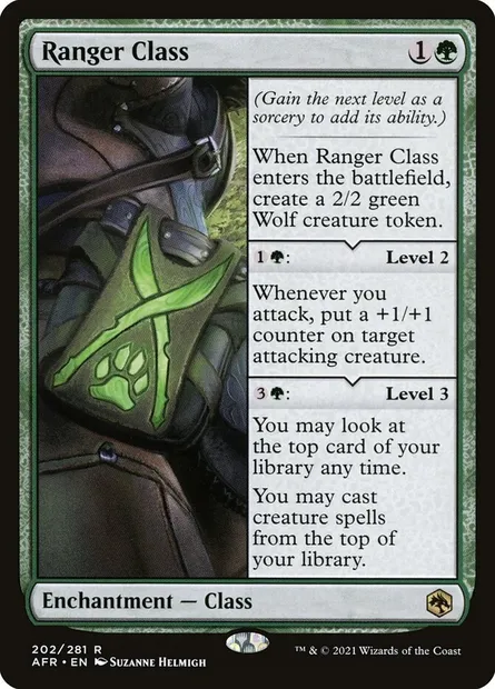 Ranger Class, Magic card AFR 202 — Adventures in the Forgotten Realms set