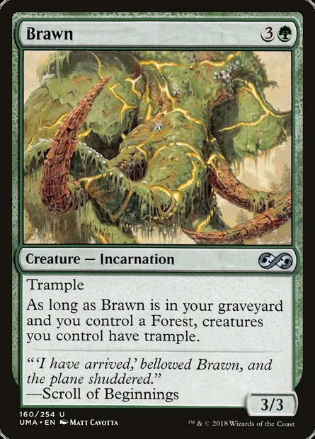 Brawn, Magic card UMA 160 — Ultimate Masters set