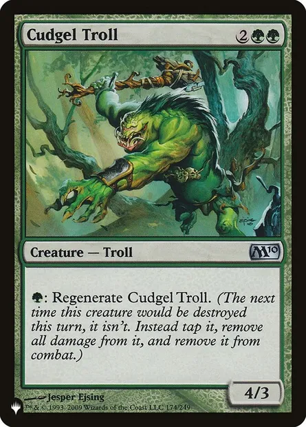 Troll à la trique, carte Magic PLST M10-174 — extension The List