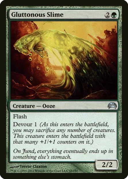 Gluttonous Slime, Magic card PC2 65 — Planechase 2012 set