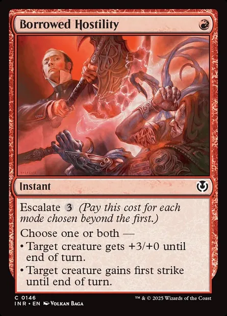 Borrowed Hostility, Magic card INR 146 — Innistrad Remastered set