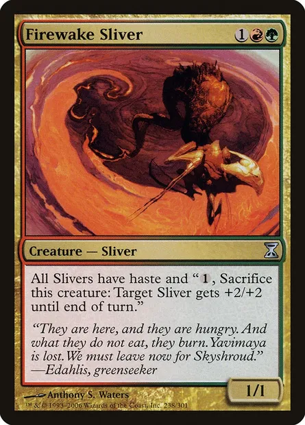 Firewake Sliver, Magic card TSP 238 — Time Spiral set