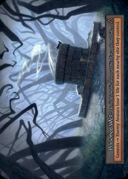 Poisoned Well, carte Sorcery ATH 214 — extension Arthurian Legends