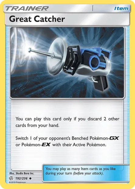 Great Catcher, Pokémon card CEC 192 — Cosmic Eclipse set