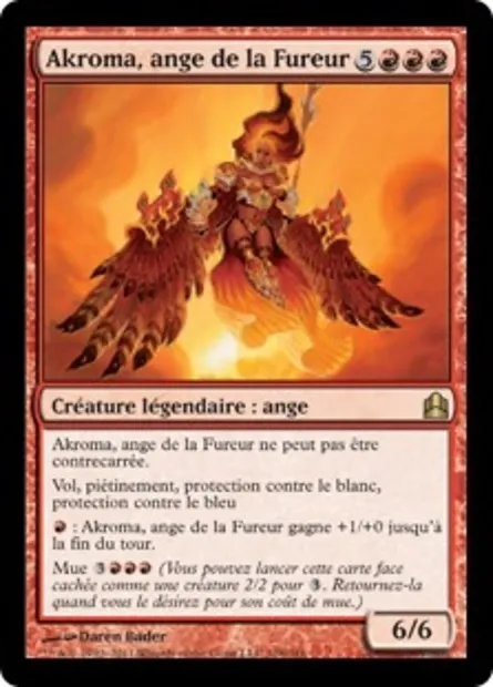 Akroma, ange de la Fureur, carte Magic CMD 108 — extension Commander 2011