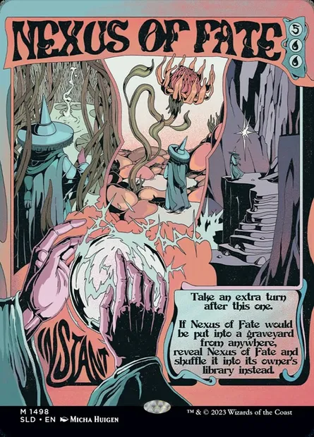 Nexus du destin, carte Magic SLD 1498 — extension Secret Lair Drop