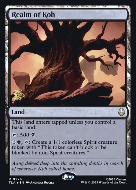 Royaume de Koh, carte Magic PTLA 276s — extension Avatar: The Last Airbender Promos