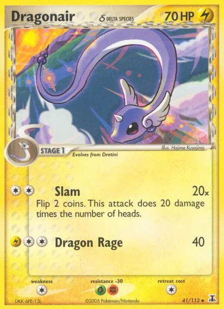 Dragonair δ, Pokémon card DS 41 — Delta Species set