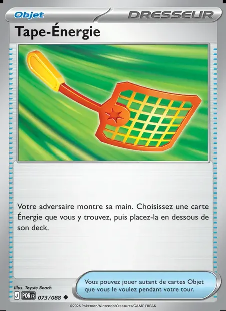 Tape-Énergie, carte Pokémon POR 073 — extension Équilibre Parfait