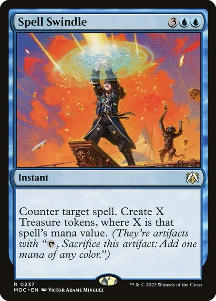Spell Swindle, Magic card MOC 237 — March of the Machine Commander set