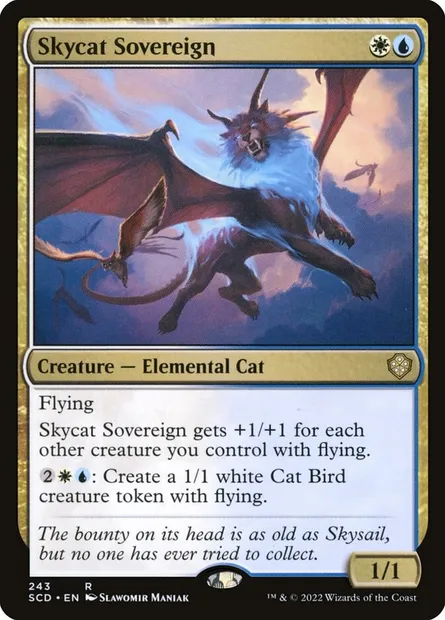 Skycat Sovereign, Magic card SCD 243 — Starter Commander Decks set