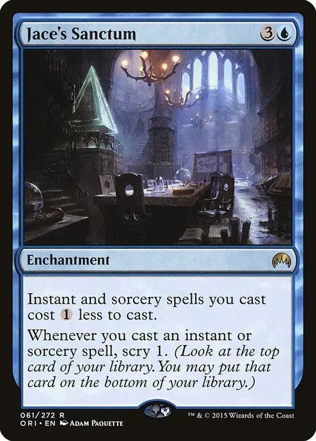 Jace's Sanctum, Magic card ORI 61 — Magic Origins set