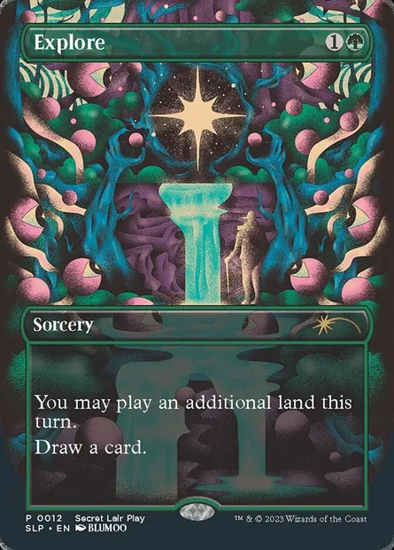 Explorer, carte Magic SLP 12 — extension Secret Lair Promo