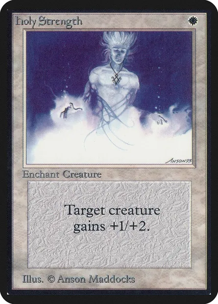 Holy Strength, Magic card LEA 24 — Limited Edition Alpha set