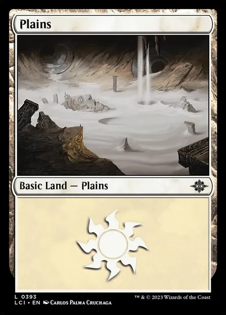 Plains, Magic card LCI 393 — The Lost Caverns of Ixalan set
