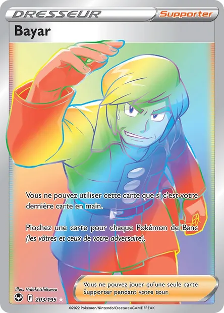 Bayar, carte Pokémon SIT 203 — extension Tempête Argentée