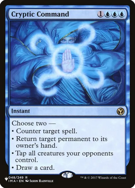 Cryptic Command, Magic card PLST IMA-48 — The List set