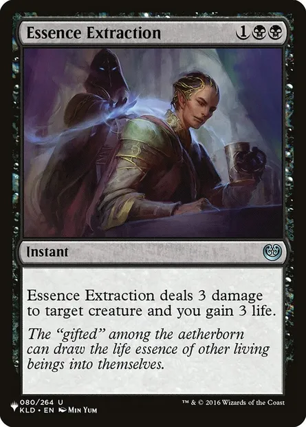 Extraction d'essence, carte Magic PLST KLD-80 — extension The List