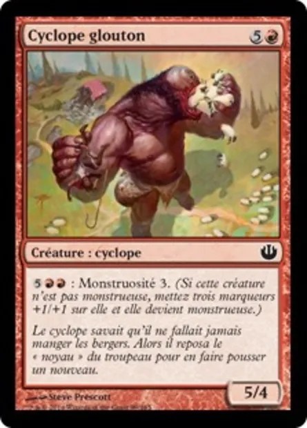 Cyclope glouton, carte Magic JOU 99 — extension Incursion dans Nyx