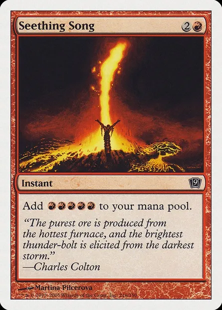 Seething Song, Magic card 9ED 216 — Ninth Edition set