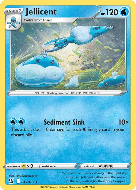 Jellicent, Pokémon card BST 42 — Battle Styles set