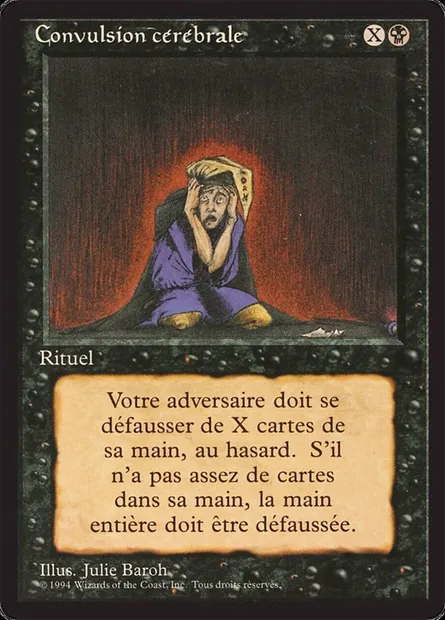 Mind Twist, Magic card FBB 117 — Foreign Black Border set
