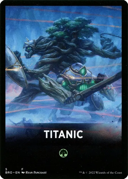 Titanic, Magic card FBRO 5 — The Brothers' War Jumpstart Front Cards set
