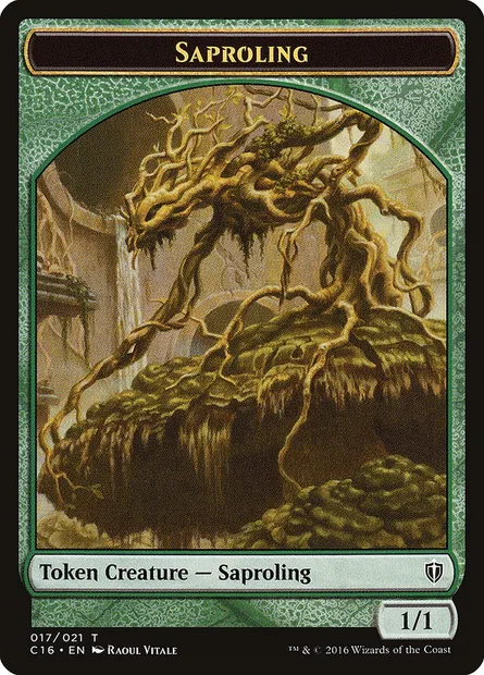 Saproling, Magic card TC16 17 — Commander 2016 Tokens set